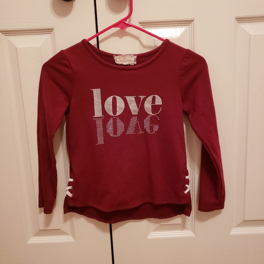 Red love shirt
